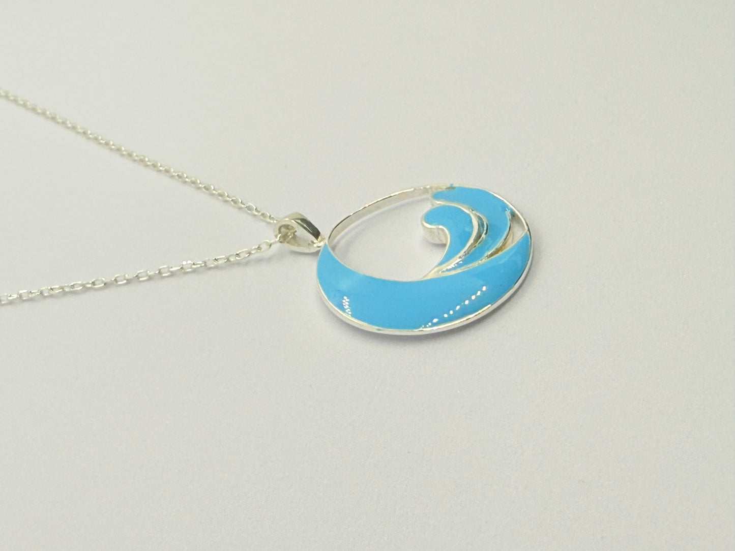 Lume Water - Silver Pendant