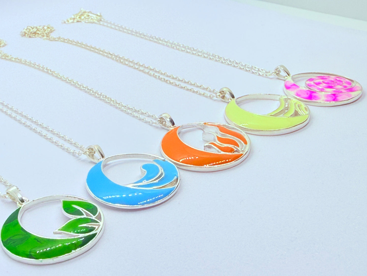 Lume Water - Silver Pendant