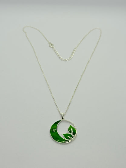 Aura Earth - Silver Pendant