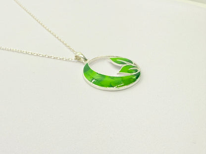 Aura Earth - Silver Pendant