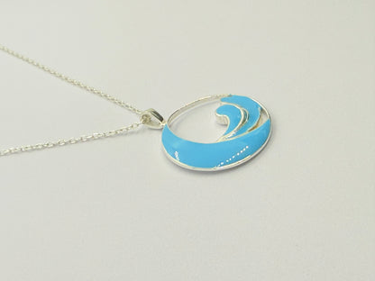 Lume Water - Silver Pendant