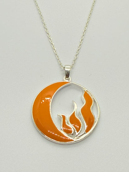 Ignis Fire - Silver Pendant